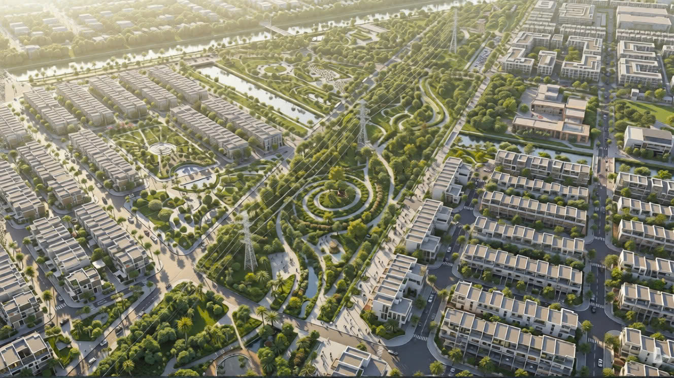 Phối cảnh Khu Đô Thị Cao Cấp Hóc Môn